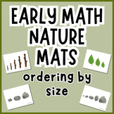 Ordering by Size Nature Mats | Teach ordering w/ these sca