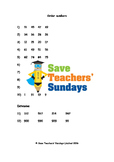 Ordering numbers lesson plans, worksheets and other teachi