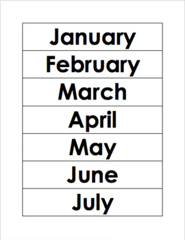 Ordering the days of the week & months of the year by Miss M | TpT