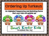 Thanksgiving - Ordering up Turkeys - Alphabet Sequencing G