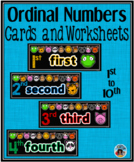 Ordinal Number Display Posters and Worksheets