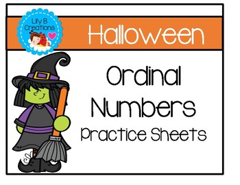 Preview of Ordinal Numbers - Halloween