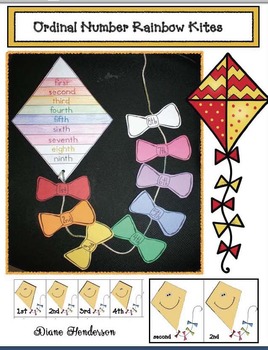 ordinal number kite activities and craft by teach with me