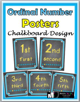 Preview of Ordinal Number Posters