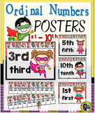 Ordinal Number Posters – Superheroes