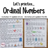 Ordinal Numbers 1st - 10th Practice!