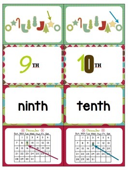 ordinal numbers 1st 10th slap it card game math center