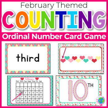 Preview of Ordinal Numbers: 1st-10th "Slap-It!" card game math center February