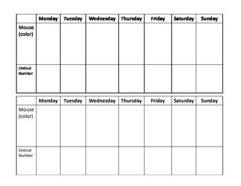 Ordinal Numbers, Days of the Week, Color Words All in One by Amy Seckel