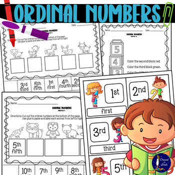 Preview of Ordinal Numbers *Distance Learning*