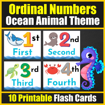 FLASHCARDS – Números Ordinais – Printkids