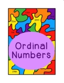 Ordinal Numbers Matching Math Center Task Cards