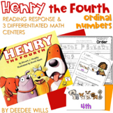 Ordinal Numbers Math Center & Math Read Aloud Response - H