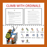 Ordinal Numbers - Mountain Climber Adventure – Handouts – 