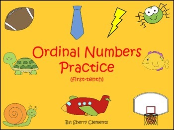 Preview of Ordinal Numbers | Worksheets