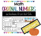 Ordinal Numbers - Pumpkins - Guided reading and Math Activities