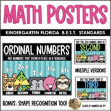 Ordinal Numbers Sequence Poster Set Kindergarten Math FLOR