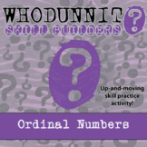 Ordinal Numbers Whodunnit Activity - Printable & Digital G