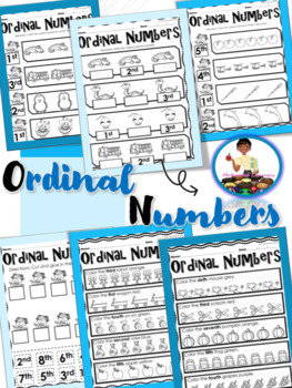 Preview of Ordinal Numbers Worksheets | Back to School | Prek | Kindergarten