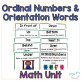 Ordinal Numbers and Orientation Words (Special Education M
