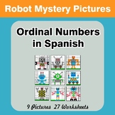 Ordinal Numbers in Spanish - Math Mystery Pictures / Color