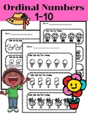 Ordinal Numbers1-10 Practice! - worksheets activities-summer