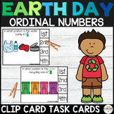 Ordinal numbers, Earth day, Clip card task card activities