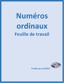 Numéros ordinaux (Ordinal Numbers in French) Puzzle