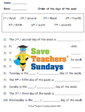 Ordinal numbers lesson plans, worksheets and more