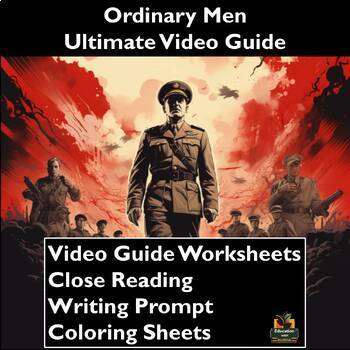 Preview of Ordinary Men Movie Guide: Worksheets, Reading, Writing, Coloring, & More!