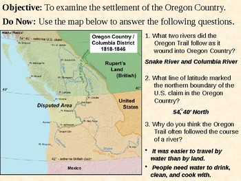 Oregon Country Powerpoint Presentation By Mrberlin Tpt