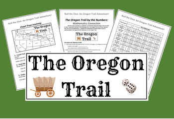 Preview of Oregon Trail Adventure!  A "Roll-the-Dice" Historical Activity