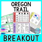 Oregon Trail Breakout Activity - Task Cards Puzzle Challenge