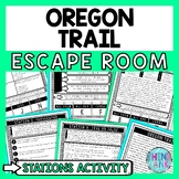 Oregon Trail Escape Room Stations - Reading Comprehension 