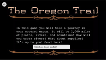 Preview of Oregon Trail Game 