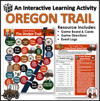 Preview of Oregon Trail Review Activity