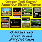 Oregon Trail Game Posters for *American History/Social Stu