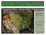 Oregon Trail Map Activity - engaging, fun, informative and