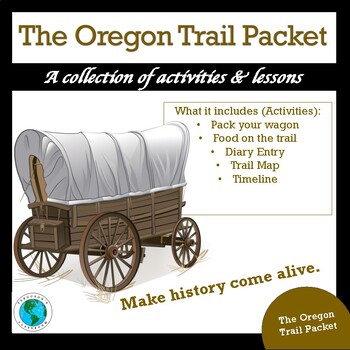 Preview of Oregon Trail Packet - (A collection of activities)