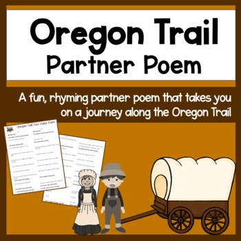 Preview of Oregon Trail Partner Poem