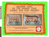 Oregon Trail Projects - Map and Covered Wagon