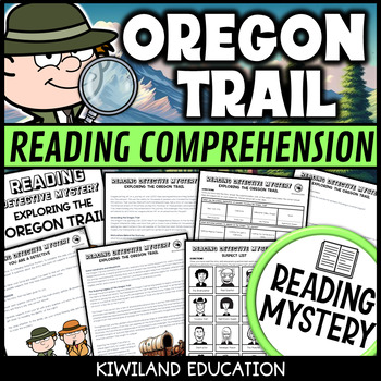 Preview of Oregon Trail Reading Comprehension Mystery Westward Expansion Activities