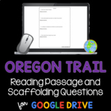 Oregon Trail Reading Passage and Questions FREE DISTANCE LEARNING