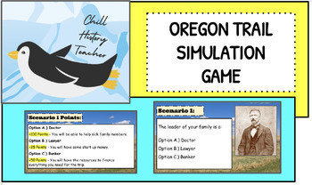 Preview of Oregon Trail Simulation Game