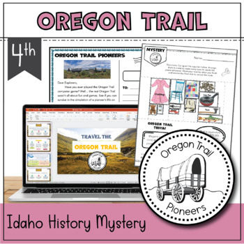 Preview of The Oregon Trail Simulation PowerPoint Game -End of Year Social Studies Activity