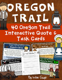 Oregon Trail Task Cards Activity