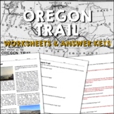 Oregon Trail Westward Expansion Reading Worksheets and Ans