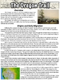 Oregon Trail Worksheet