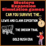 Western Expansion Games Bundle: Oregon Trail, Gold Rush, L