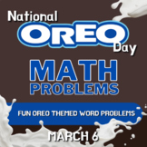 Oreo Math Problems - National Oreo Day March 6